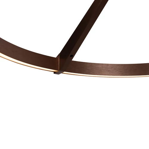 Lucide APPLAUSE - Pendant light - Ø 60 cm - LED Dim. - CCT - 1x32W 2700K/4000K - Hand Wave Sensor - Coffee | Premium - detail 2